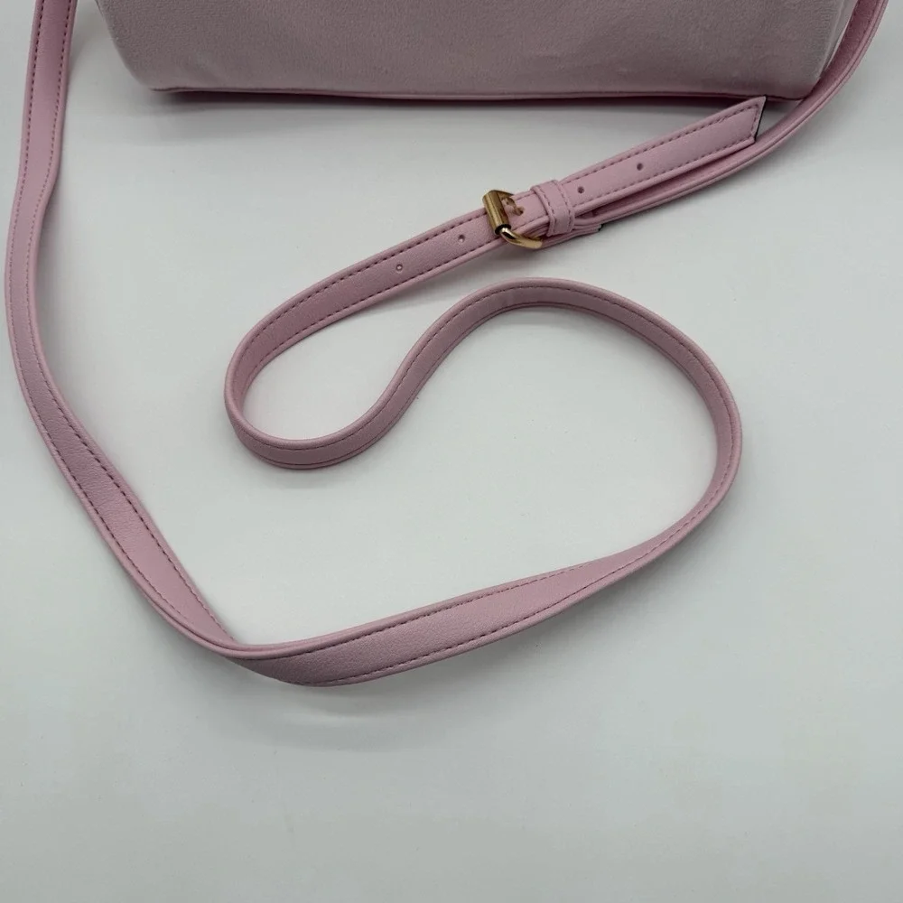 NWT Juicy Couture Queen Couture Velour Satchel Bag Charm Y2K Light Pink